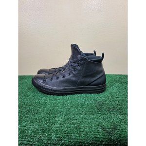 Converse Chuck Taylor All Star Women Size 9 Selene Monochrome Black Leather Shoe